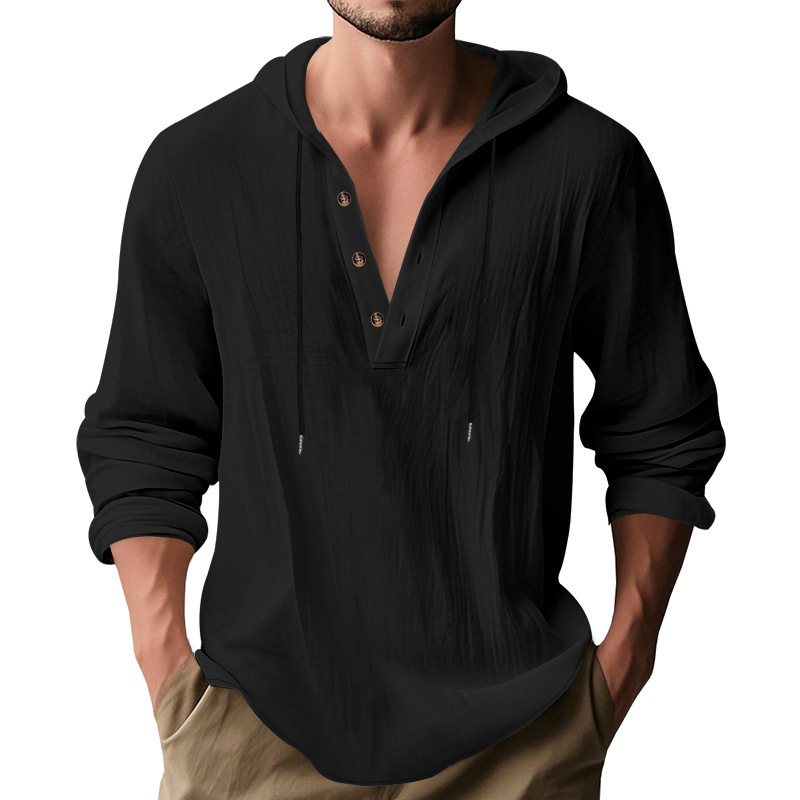 Hot Selling Men's Loose Linen  - Undershirt Crew Neck 评论和价格