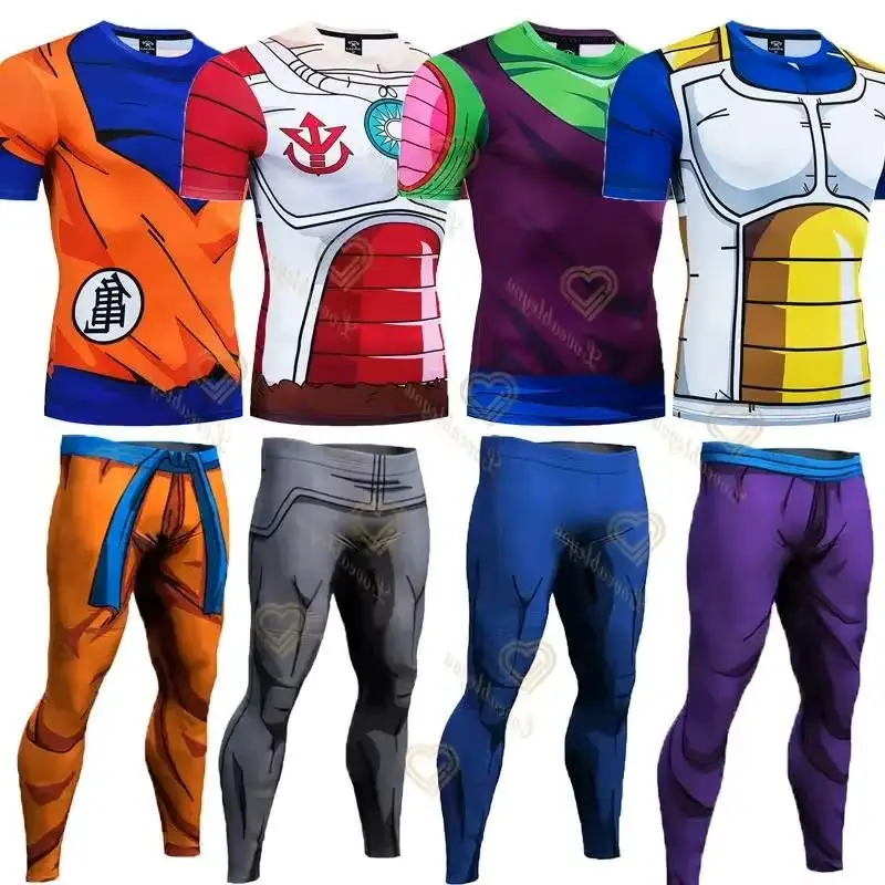 Goku Men Skinny Legging Compre - Compression Long Pant 评论和价格
